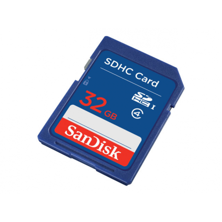 SanDisk Standard - Flash memory card - 32 GB - Class 4 - SDHC - 5