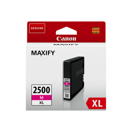 Canon PGI-2500XL M - 19.3 ml - magenta - original - ink tank - for MAXIFY iB4050, iB4150, MB5050, MB5150, MB5155, MB5350, MB5450, MB5455 - 1