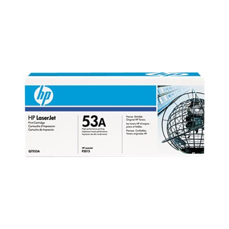 HP 53A - Black - original - LaserJet - toner cartridge (Q7553A) - for LaserJet M2727nf MFP, M2727nfs MFP, P2014, P2014n, P2015, P2015d, P2015dn, P2015n, P2015x - 2