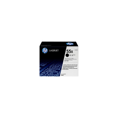 HP 55X - High Yield - black - original - LaserJet - toner cartridge (CE255X) - for LaserJet Enterprise MFP M525, P3015; LaserJet Enterprise Flow MFP M525 - 2