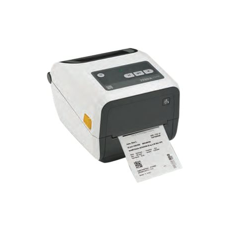 Zebra ZD420t - Healthcare - label printer - thermal transfer - Roll (11.8 cm) - 300 dpi - up to 102 mm / sec - USB 2.0, LAN, Bluetooth, USB host, NFC - tear bar - white - 0
