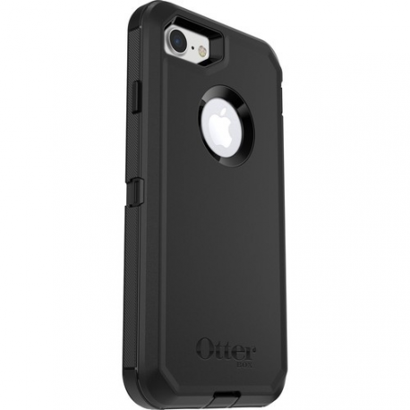 OtterBox Defender Series Apple iPhone 8 & iPhone 7 - Back cover for mobile phone - rugged - polycarbonate, synthetic rubber - black - for Apple iPhone 6, 6s, 7, 8, SE (2nd generation), SE (3rd generation) - 1