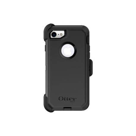 OtterBox Defender Series Apple iPhone 8 & iPhone 7 - Back cover for mobile phone - rugged - polycarbonate, synthetic rubber - black - for Apple iPhone 6, 6s, 7, 8, SE (2nd generation), SE (3rd generation) - 5