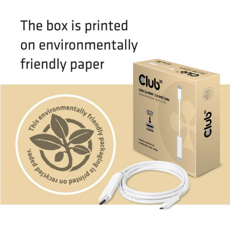 Club 3D - External video adapter - USB-C 3.1 - HDMI - 6