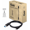 Club 3D - USB cable - USB-C (M) to USB Type B (M) - USB 3.1 Gen 2 - 30 V - 3 A - 1 m