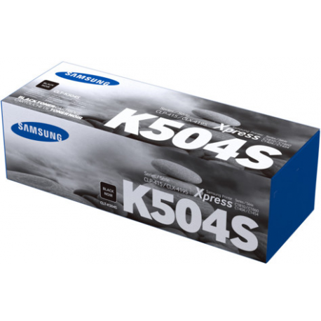 Samsung CLT-K504S - Black - original - toner cartridge (SU158A) - for Samsung CLP-415, CLX-4195; MultiXpress SL-C1453, C1454; Xpress SL-C1404, C1810, C1860 - 1
