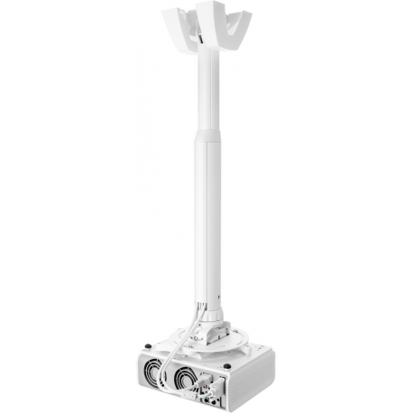 Vogel's Professional PPC 1555 - Mounting kit (ceiling mount, interface plate, telescopic pole) - for projector - white - ceiling mountable - 1
