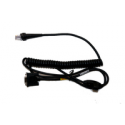 Honeywell - Serial cable - DB-9 (F) - 3 m - coiled - black - for Hyperion 1300g; Voyager 1200g, 1250g; Xenon 1902