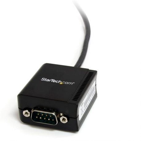 StarTech.com USB to Serial Adapter - Optical Isolation - USB Powered - FTDI USB to Serial Adapter - USB to RS232 Adapter Cable (ICUSB2321FIS) - Serial adapter - USB - RS-232 - black - 2