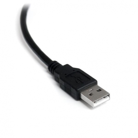 StarTech.com USB to Serial Adapter - Optical Isolation - USB Powered - FTDI USB to Serial Adapter - USB to RS232 Adapter Cable (ICUSB2321FIS) - Serial adapter - USB - RS-232 - black - 3