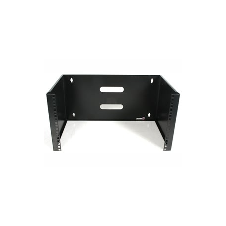 StarTech.com Wall Mount Patch Panel Bracket - 6U - 14in Deep (WALLMOUNT6) - Cabinet - wall mountable - black - 6U - 19" - 6