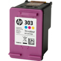 HP 303 - 4 ml - colour (cyan, magenta, yellow) - original - ink cartridge - for Envy Photo 62XX, Photo 71XX, Photo 78XX; Envy Inspire 72XX, 79XX; Tango; Tango X