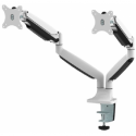 Neomounts by Newstar Select NM-D750D - Mounting kit - for 2 LCD displays (full-motion) - white - screen size: 10"-32" - clamp mountable, grommet, desk-mountable