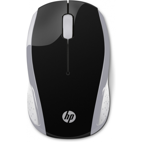 HP 200 - Mouse - right and left-handed - optical - wireless - 2.4 GHz - USB wireless receiver - silver - for OMEN Obelisk by HP 875; HP 27; ENVY x360 Laptop; Laptop 15; Pavilion Gaming Laptop 15 - 0