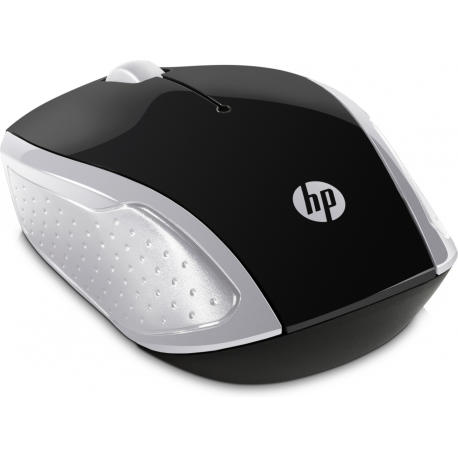 HP 200 - Mouse - right and left-handed - optical - wireless - 2.4 GHz - USB wireless receiver - silver - for OMEN Obelisk by HP 875; HP 27; ENVY x360 Laptop; Laptop 15; Pavilion Gaming Laptop 15 - 3