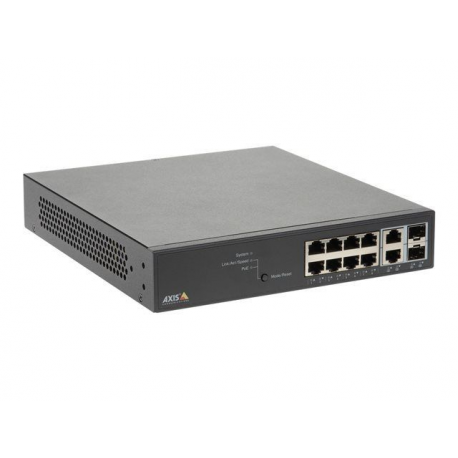Axis T8508 PoE+ Network Switch - Switch - Managed - 8 x 10 / 100 / 1000 (PoE+) + 2 x combo Gigabit SFP (uplink) - desktop, rack-mountable - PoE+ (130 W) - for AXIS M3067-P, M3068-P, P1455-LE, P1455-LE-3 License Plate Verifier Kit - 0
