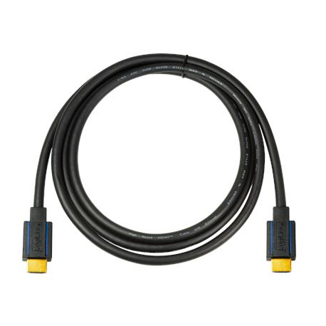 LogiLink - HDMI cable with Ethernet - HDMI male to HDMI male - 3 m - black - 2