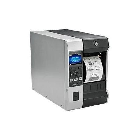 Zebra ZT610 - Label printer - direct thermal  /  thermal transfer - Roll (11.4 cm) - 600 dpi - up to 356 mm / sec - USB 2.0, serial, Gigabit LAN, USB host, Bluetooth 4.0 - 3