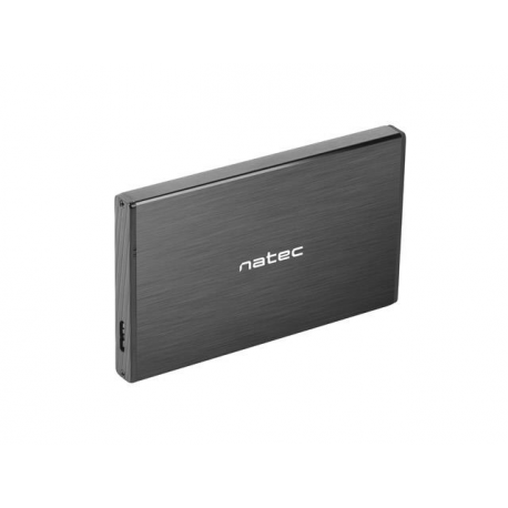 Natec Rhino GO - Storage enclosure - 2.5" - SATA 6Gb / s - USB 3.0 - black - 4
