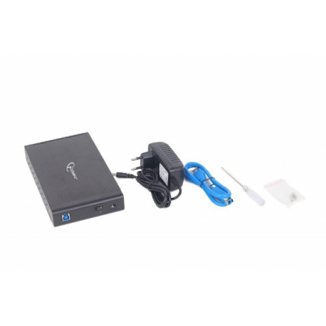Gembird EE3-U3S-3 - Storage enclosure - 3.5" - SATA 3Gb / s - USB 3.0 - black - 2