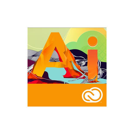 Adobe Illustrator CC for teams - Subscription Renewal - 1 named user - academic - Value Incentive Plan - Level 4 (100+) - Win, Mac - Multi European Languages - 0