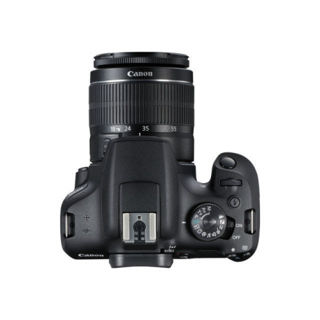 Canon EOS 2000D - Digital camera - SLR - 24.1 MP - APS-C - 1080p  /  30 fps - 3x optical zoom EF-S 18-55mm IS II lens - Wi-Fi, NFC - 3