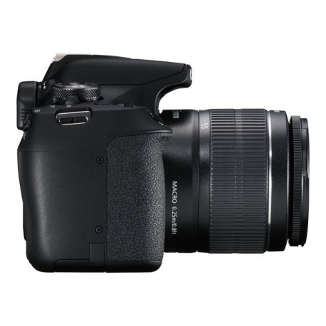 Canon EOS 2000D - Digital camera - SLR - 24.1 MP - APS-C - 1080p  /  30 fps - 3x optical zoom EF-S 18-55mm IS II lens - Wi-Fi, NFC - 4