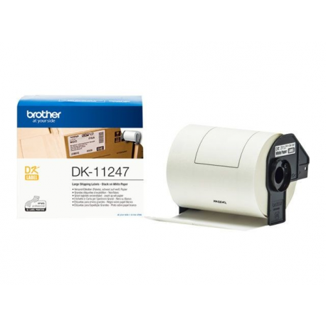 Brother DK-11247 - Black on white - 103 x 164 mm 180 label(s) (1 roll(s) x 180) labels - for Brother QL-1050, QL-1060N, QL-1100 - 2