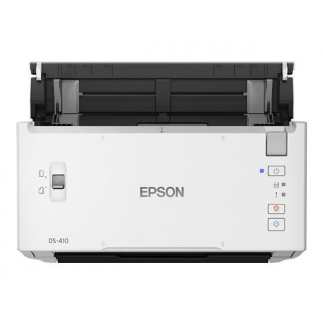 Epson WorkForce DS-410 - Document scanner - Contact Image Sensor (CIS) - Duplex - A4 - 600 dpi x 600 dpi - up to 26 ppm (mono)  /  up to 26 ppm (colour) - ADF (50 sheets) - up to 3000 scans per day - USB 2.0 - 1