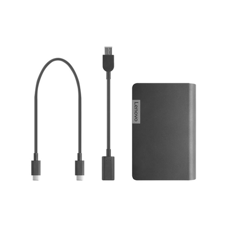 Lenovo Laptop Power Bank - External battery pack - 1 x 14000 mAh 48 Wh - gun metal - 0