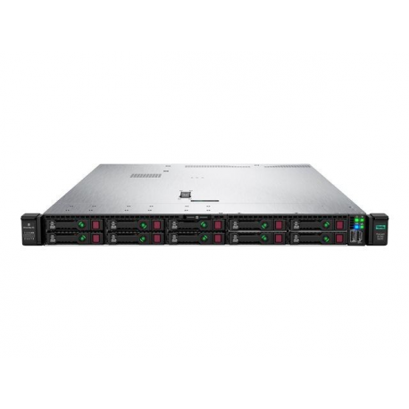 HPE ProLiant DL360 Gen10 Low - Server - rack-mountable - 1U - 2-way - 1 x Xeon Bronze 3104  /  1.7 GHz - RAM 8 GB - SATA - hot-swap 3.5" bay(s) - no HDD - GigE - monitor: none - 0
