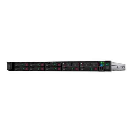 HPE ProLiant DL360 Gen10 Low - Server - rack-mountable - 1U - 2-way - 1 x Xeon Bronze 3104  /  1.7 GHz - RAM 8 GB - SATA - hot-swap 3.5" bay(s) - no HDD - GigE - monitor: none - 2