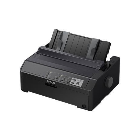Epson LQ 590II - Printer - B / W - dot-matrix - Roll (21.6 cm), JIS B4, 254 mm (width) - 360 x 180 dpi - 24 pin - up to 584 char / sec - parallel, USB 2.0 - 3