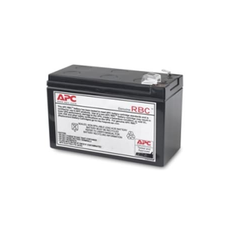 APC Replacement Battery Cartridge #110 - UPS battery - 1 x battery - Lead Acid - black - for P / N: BE650G2-CP, BE650G2-FR, BE650G2-GR, BE650G2-IT, BE650G2-SP, BE650G2-UK, BR650MI - 2