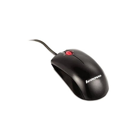 Lenovo Laser - Mouse - right and left-handed - laser - 3 buttons - wired - USB - stealth black - for ThinkCentre M60; ThinkPad L15 Gen 2; P14s Gen 2; T14 Gen 2; ThinkStation P330 Gen 2 - 2