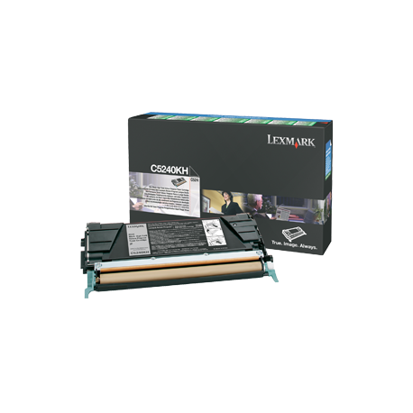 Lexmark - High Yield - black - original - toner cartridge LCCP, LRP - for Lexmark C524, C524dn, C524dtn, C524n, C524tn, C534dn, C534dtn, C534n - 1