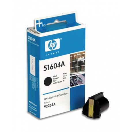HP - 3 ml - black - original - ink cartridge - for QuietJet Plus; ThinkJet - 1