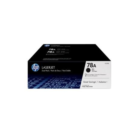 HP 78A - 2-pack - black - original - LaserJet - toner cartridge (CE278AD) - for LaserJet Pro M1536dnf, P1566, P1606DN, P1607dn, P1608dn, P1609dn - 1