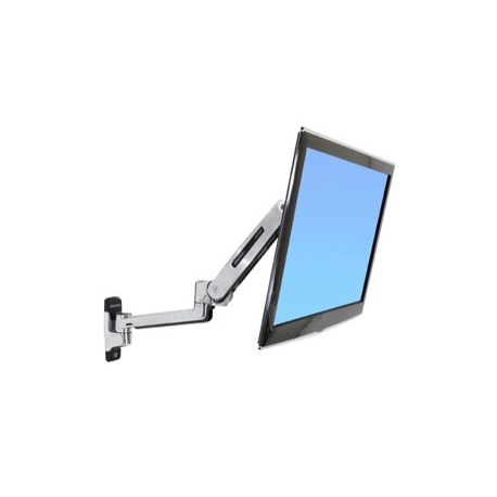 Ergotron LX - Mounting kit (VESA adapter, sit-stand arm, base, extension) - for LCD display - capacity 3.2-11.3 kg - polished aluminium - screen size: up to 42" - wall-mountable - 2