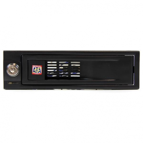 Startech .com 5.25in Trayless Hot Swap Mobile Rack for 3.5in Hard Drive - Storage mobile rack - 3.5" - black