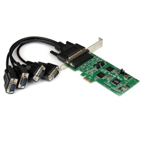 StarTech.com 4 Port PCI Express PCIe Serial Combo Card - Serial adapter - PCIe - RS-232, RS-422, RS-485 - 4 ports - for P / N: BNDTB10GI, BNDTB210GSFP, BNDTB310GNDP, BNDTB410GSFP, BNDTB4M2E1, BNDTBUSB3142 - 5