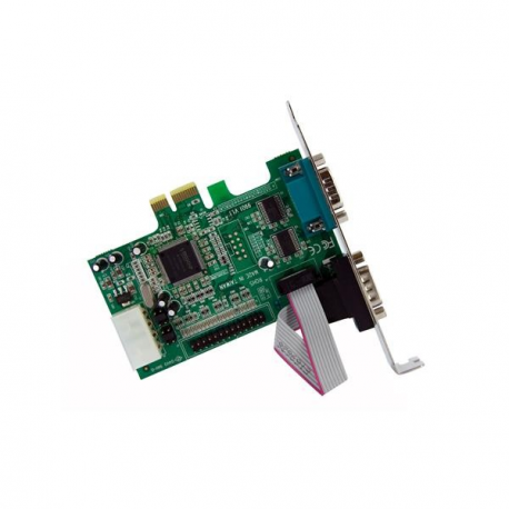 StarTech.com 2S1P Native PCI Express Parallel Serial Combo Card with 16550 UART - PCIe 2x Serial 1x Parallel RS232 Adapter Card (PEX2S5531P) - Parallel / serial adapter - PCIe - serial RS-232 - 2