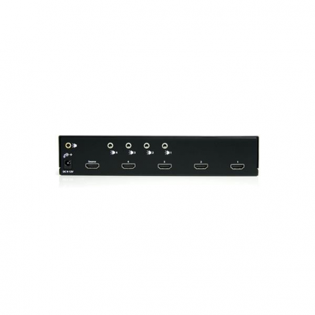 StarTech.com HDMI Splitter 1 In 4 Out - 1080p - 4 Port -Mounting Brackets - 1.3 Audio - HDMI Multi Port - HDMI Audio Splitter (ST124HDMI2) - Video splitter - 4 x HDMI + 4 x audio - desktop - for P / N: SVA12M2NEUA, SVA12M5NA - 3