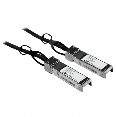 StarTech.com Cisco SFP-H10GB-CU1M Compatible 1m 10G SFP+ to SFP+ Direct Attach Cable Twinax, 10GbE SFP+ Copper DAC 10Gbps Low Power Passive Transceiver Module DAC, Cisco Firepower ASR920 - Lifetime Warranty (SFPCMM1M) - Direct attach cable - SFP+ to SFP+ - 1 m - twinaxial - for P / N: ET10GSFP, PEX10000SFPI, PEX10GSFP4I, PEX20000SFPI - 1