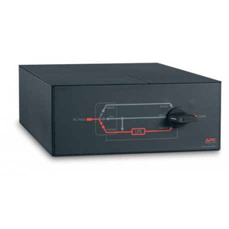 APC Service Bypass Panel - Bypass switch (rack-mountable) - AC 230 V - output connectors: 3 - 4U - 19" - black - for Symmetra 12KVA, 16KVA, 4KVA, 6kVA, 8KVA - 3