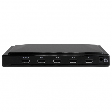 StarTech.com 4-to-1 HDMI Video Switch with Remote Control - Video / audio switch - 4 x HDMI - desktop - VS410HDMIE - Video / audio switch - 4 x HDMI - desktop - for P / N: SVA5M3NEUA - 3