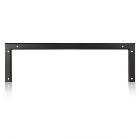 StarTech.com 3U Wall Mount Patch Panel Bracket - 19 in - Steel Vertical Patch Panel Mounting Bracket for Networking Equipment (RK319WALLV) - Mounting bracket - wall mountable - black - 3U - 19" - 4