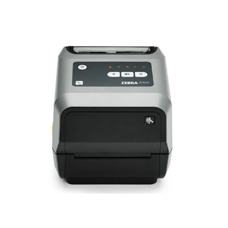 Zebra ZD620d - Label printer - direct thermal - Roll (11.8 cm) - 300 dpi - up to 152 mm / sec - USB 2.0, LAN, serial, USB host, Wi-Fi(ac), Bluetooth 4.1, Bluetooth LE - tear bar - grey - 5