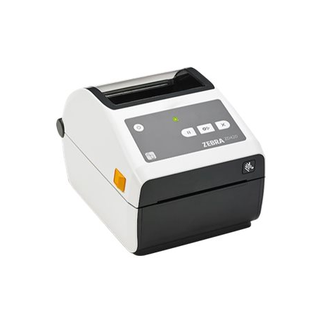 Zebra ZD420t - Healthcare - label printer - thermal transfer - Roll (11.8 cm) - 203 dpi - up to 152 mm / sec - USB 2.0, USB host, NFC, Wi-Fi(ac), Bluetooth 4.1 - tear bar - white - 2