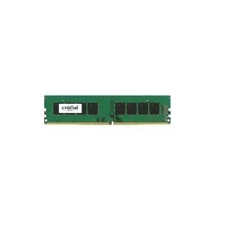 Crucial - DDR4 - module - 8 GB - DIMM 288-pin - 2400 MHz  /  PC4-19200 - CL17 - 1.2 V - unbuffered - non-ECC - 1